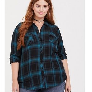 Button Down Plaid Shirt